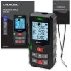 Qoltec Cyfrowy dalmierz laserowy z poziomicą | podświetlany LCD | 120m